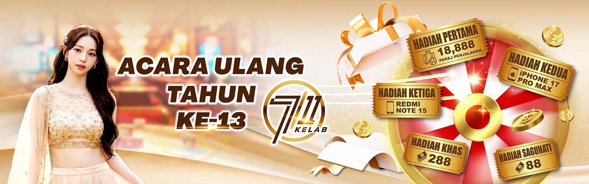 711KELAB MY — Kasino Dalam Talian Malaysia